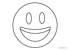 smiley face coloring pages