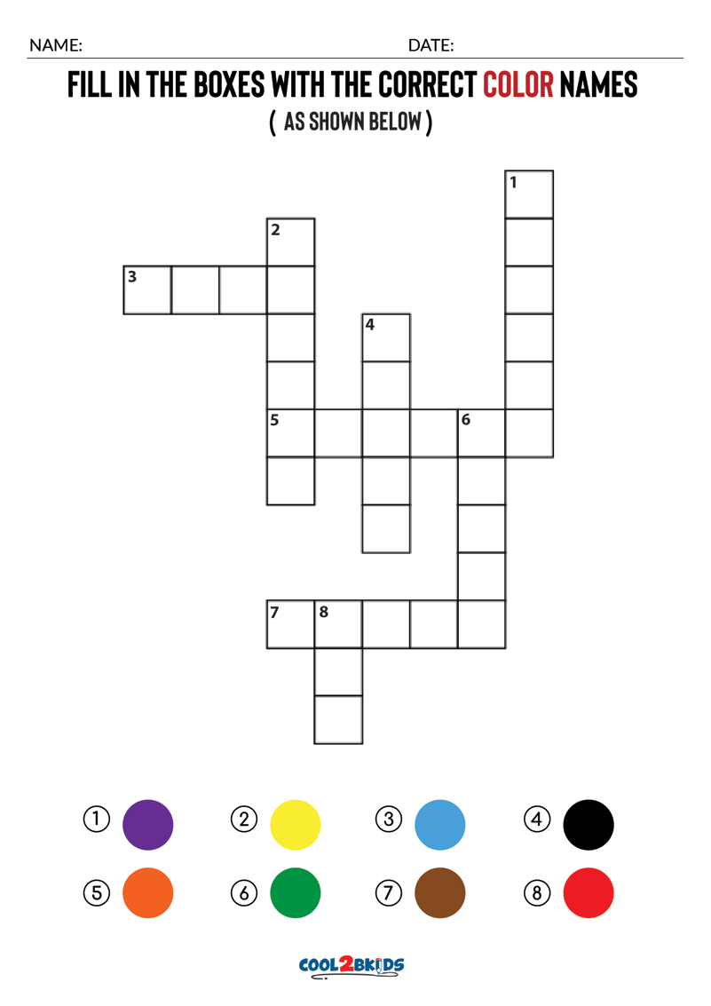 Free Printable Easy Crossword Puzzles