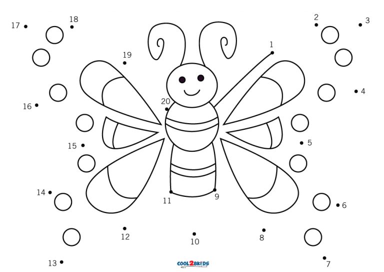 Free Printable Dot To Dot 1 To 20