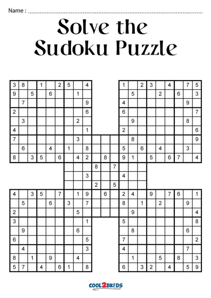 Free Printable Fiendish Sudoku Puzzles Free Templates Printable