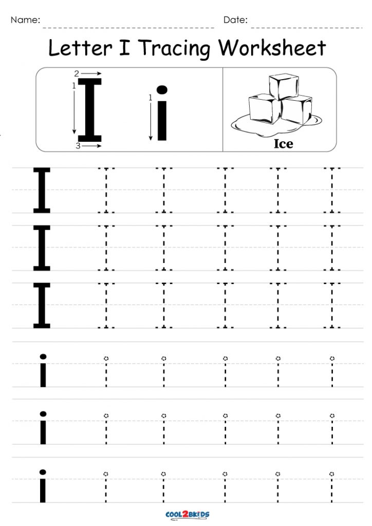 Free Printable Letter I Tracing Worksheets