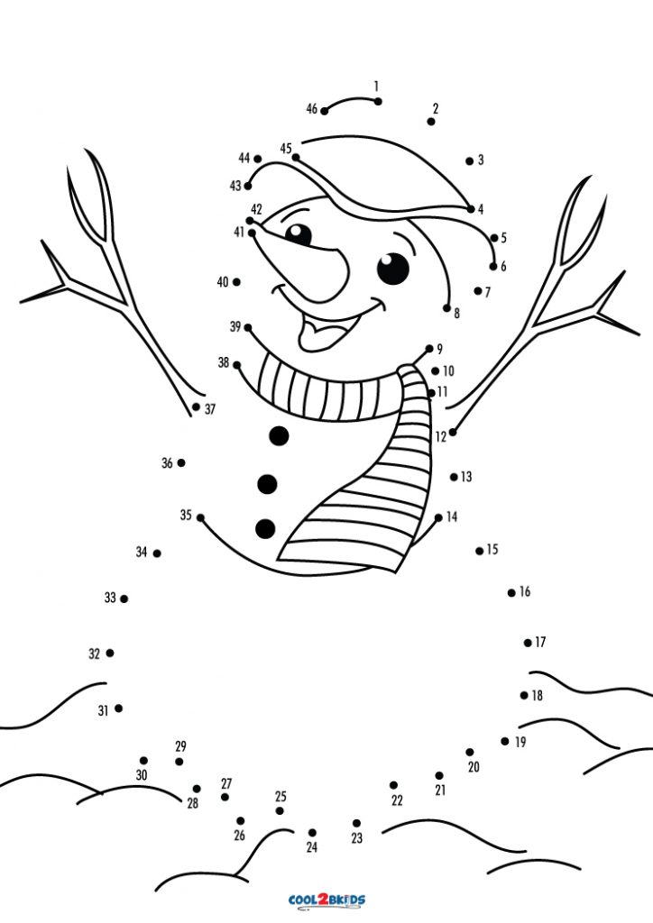 Free Christmas Dot to Dot Printables