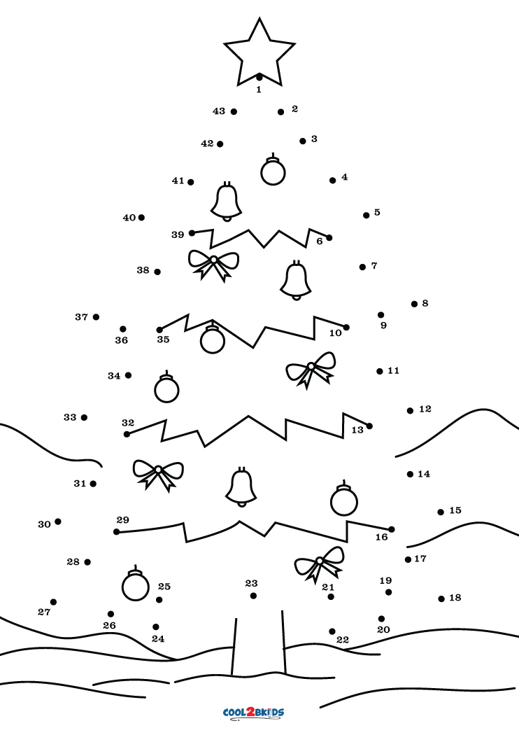 Free Christmas Dot To Dot Printables