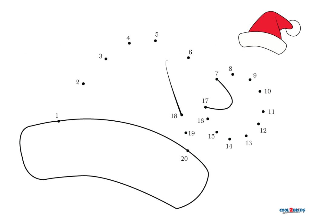 Christmas Dot To Dot Free Printable Pdf