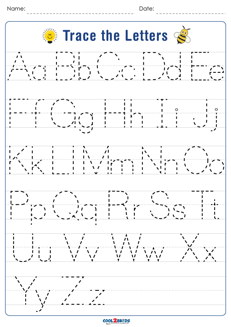 10 Best Free Printable Tracing Letters Printablee Com Alphabet 