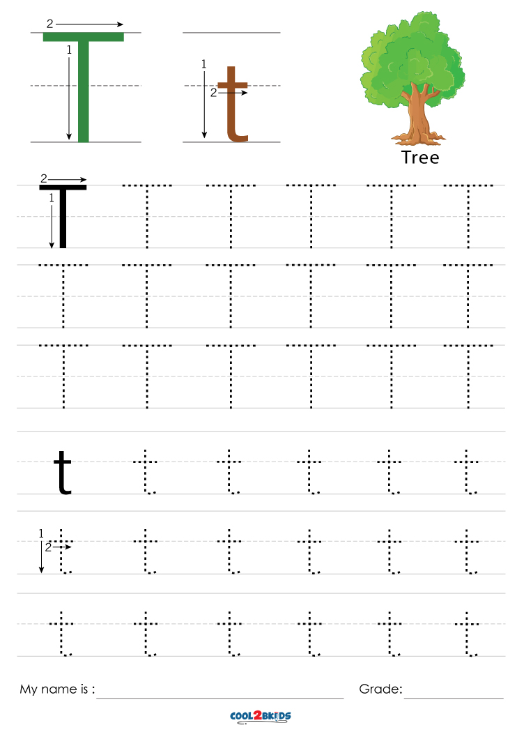 Letter T Alphabet Tracing Worksheets Free Printable Pdf Free Letter T Tracing Worksheets 