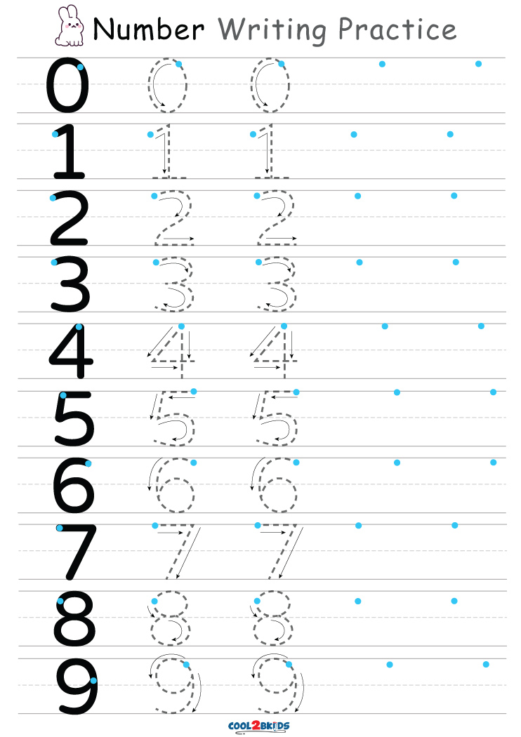 Free Printable Number Tracing Worksheets