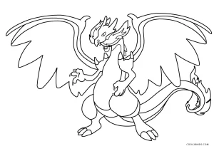 15+ Charizard Coloring Page