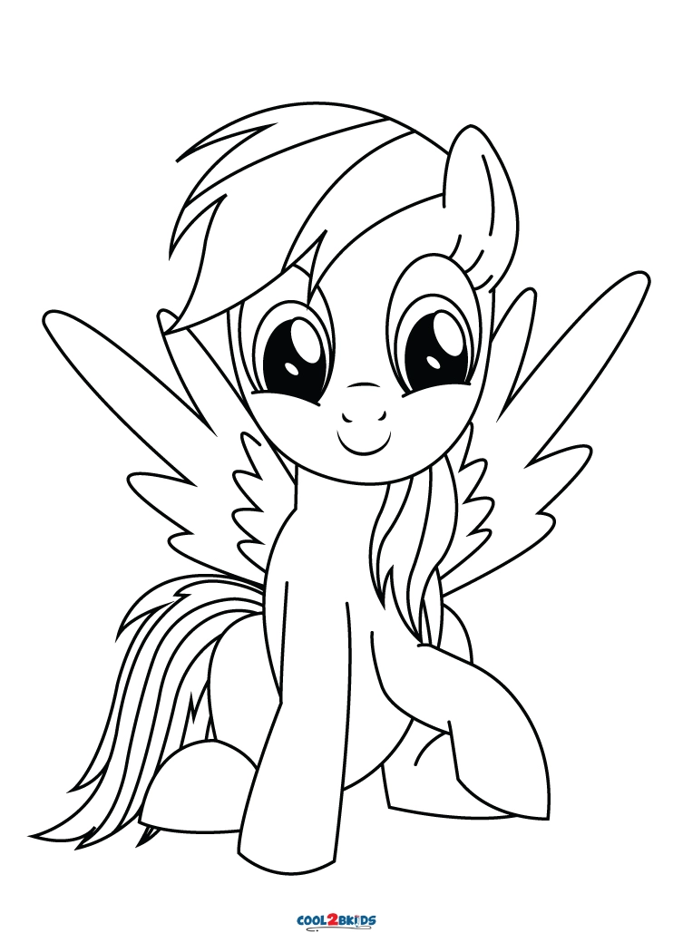my little pony coloring page fluttershy