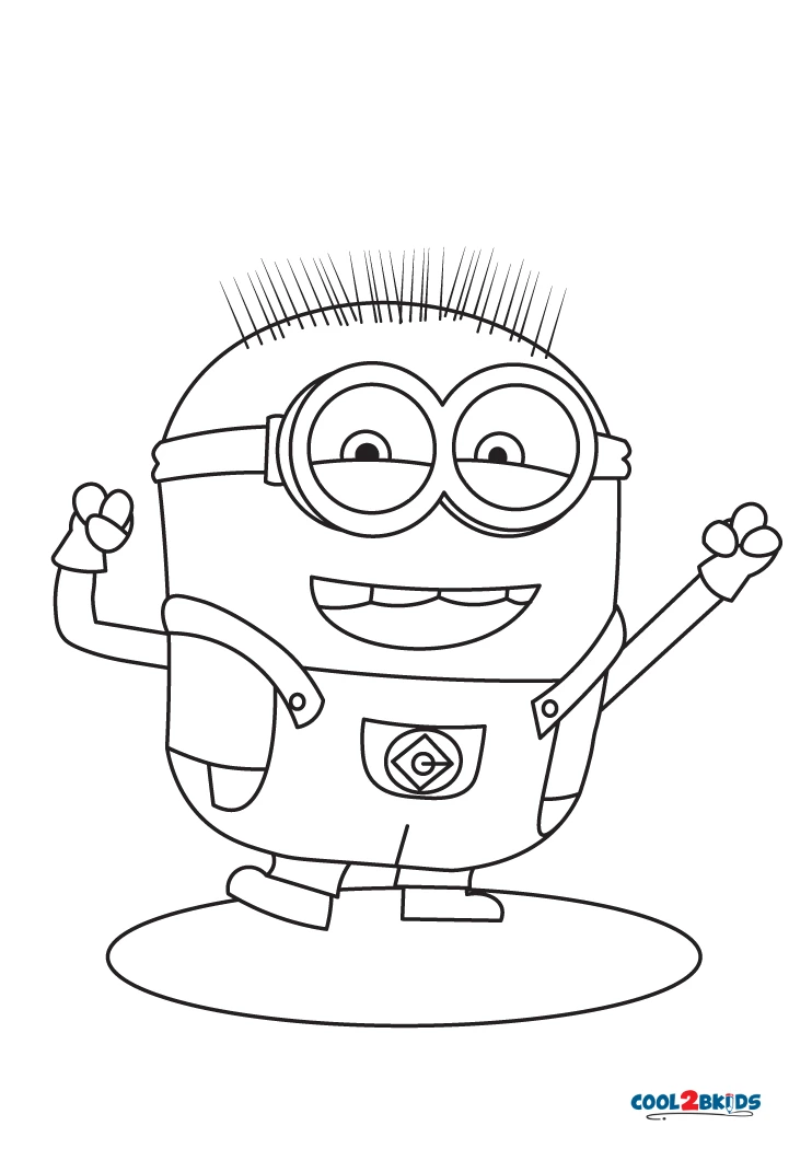 kevin minion coloring pages
