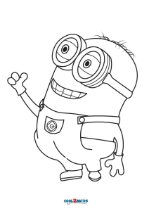 Free Printable Minion Coloring Pages For Kids