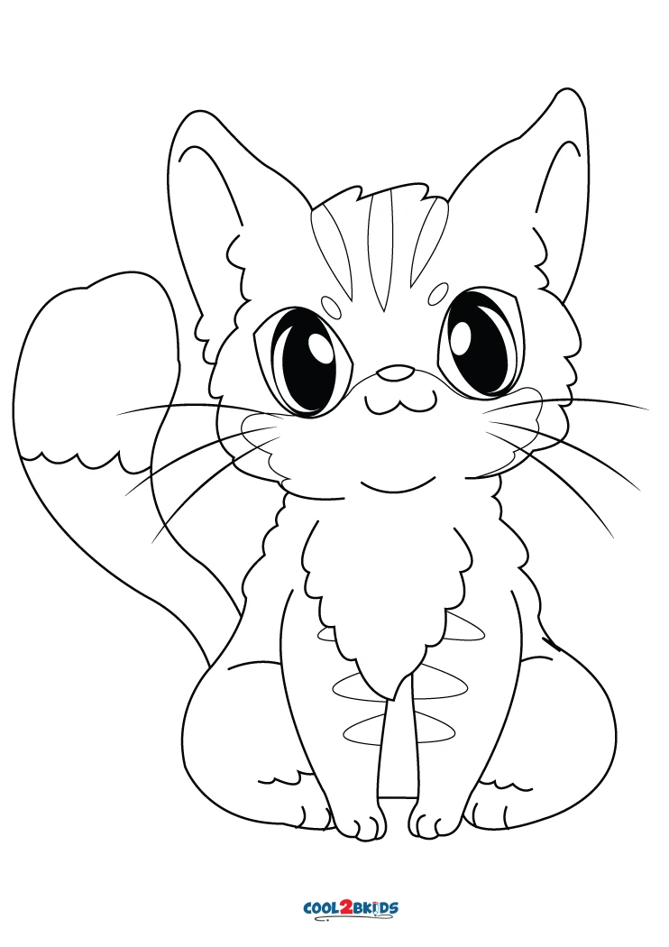Little Anime Boy Coloring Page  Easy Drawing Guides