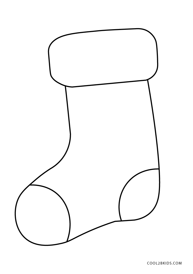 Coloriages Chaussettes de Noël - Cool2bKids