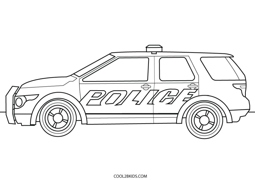 Coloriages Voiture De Police Coloriages Gratuits à Imprimer 