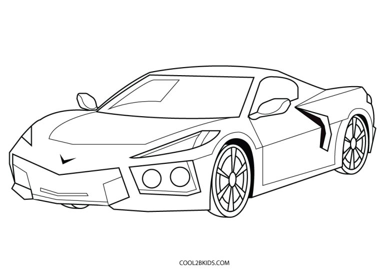 Coloriages  Voiture de Sport  Coloriages Gratuits à Imprimer