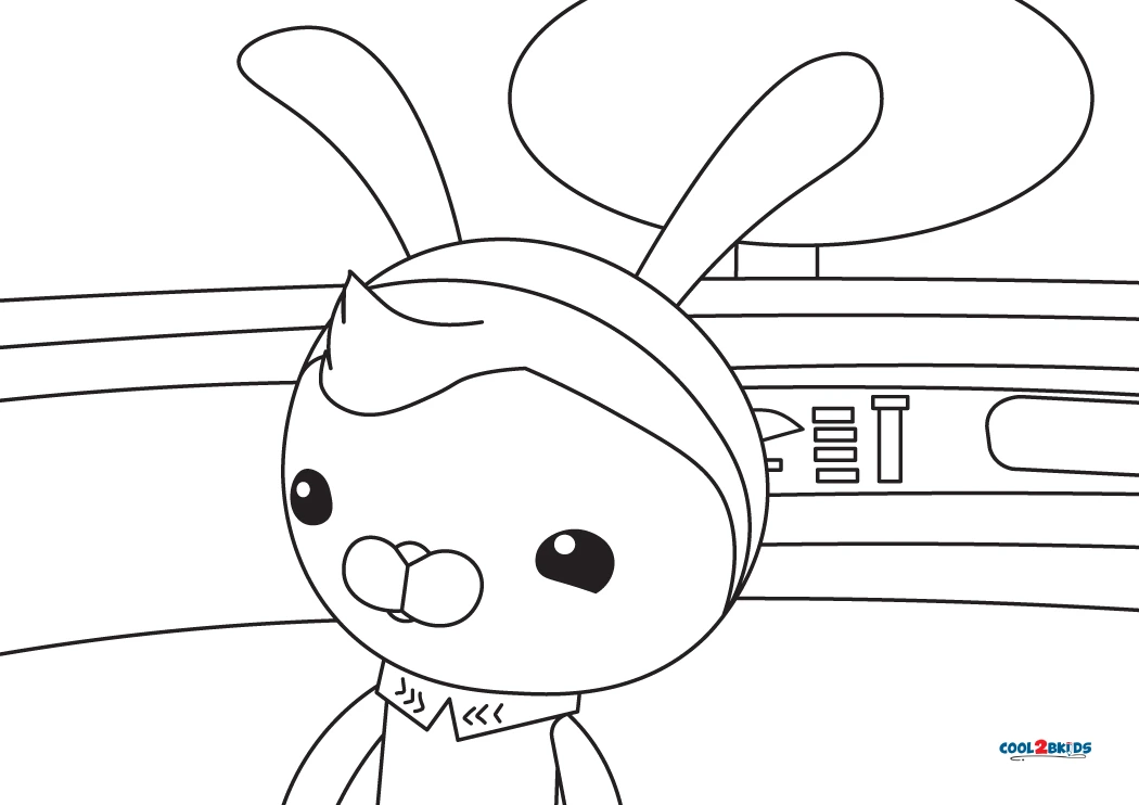 gup x octonauts coloring pages