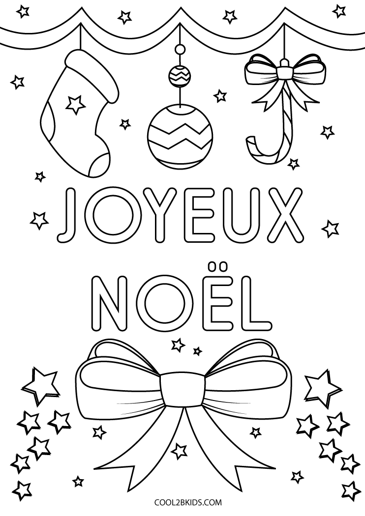 Coloriages - Joyeux Noël - Coloriages Gratuits à Imprimer