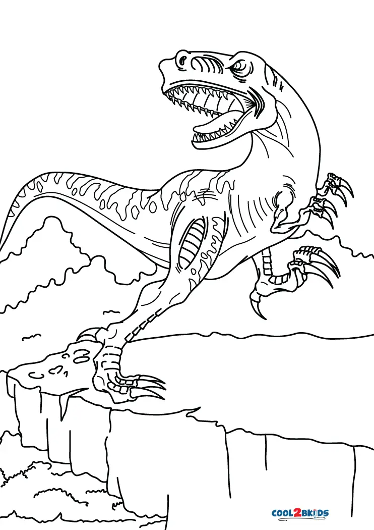 Free Printable T-Rex Coloring Pages For Kids