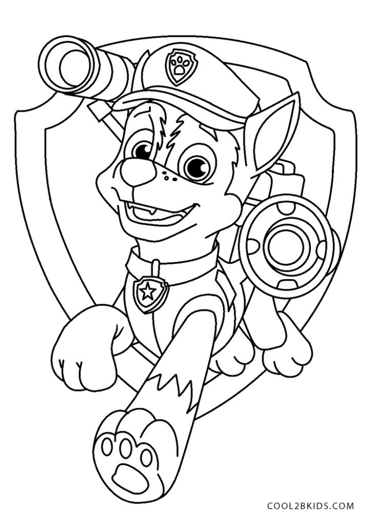 PAW Patrol Kleurplaten Gratis Printen Voor Kinderen