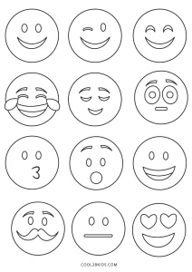 Desenho de Emoji Coringa para colorir  Desenhos para colorir e imprimir  gratis