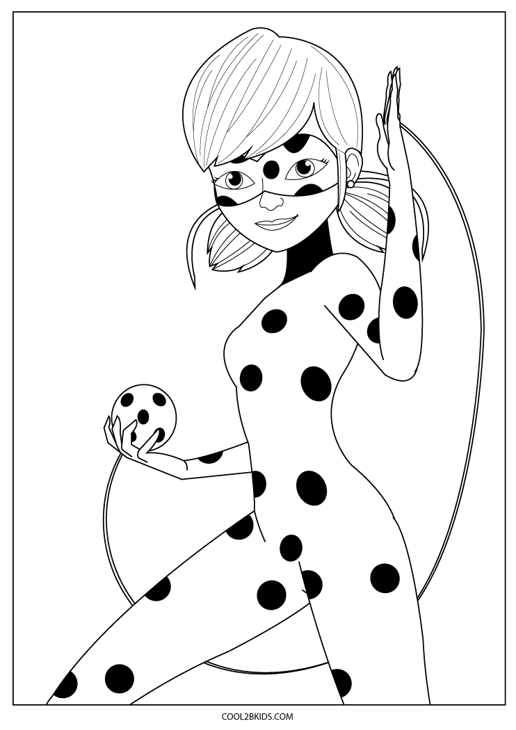 Dibujos de Miraculous Ladybug Para Colorear - Páginas Para Imprimir Gratis