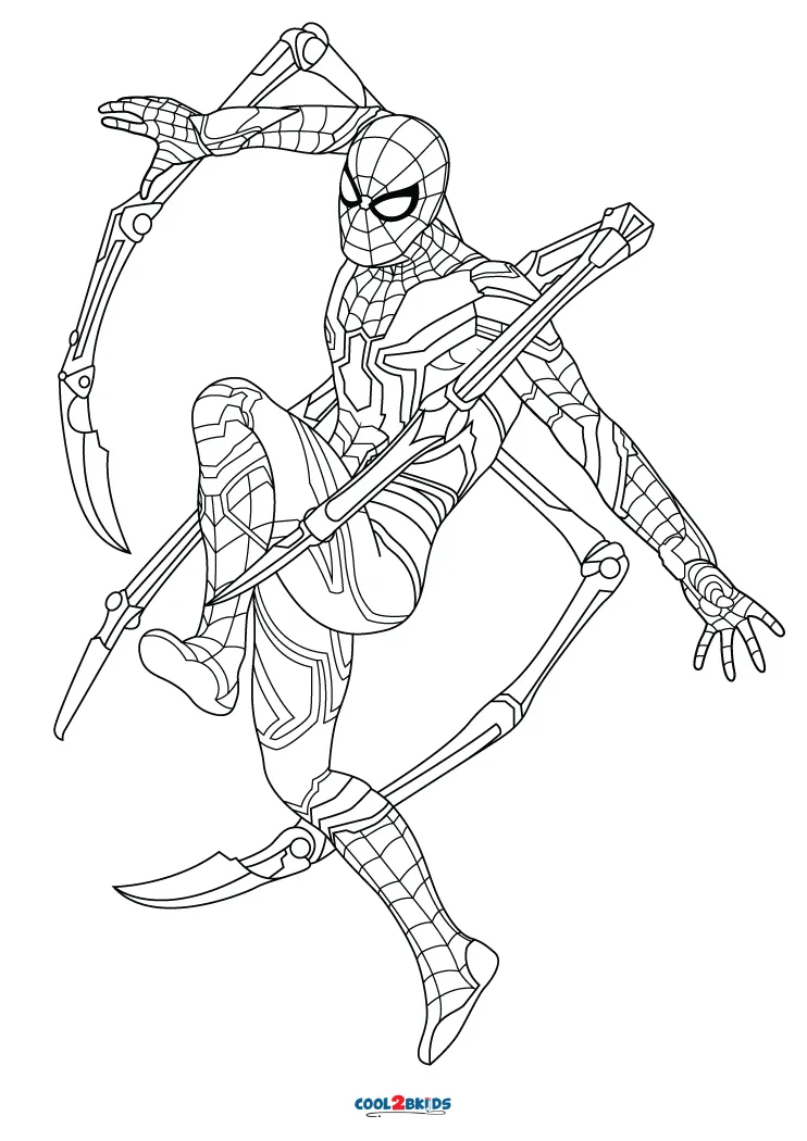 Spiderman coloring page  Free Printable Coloring Pages