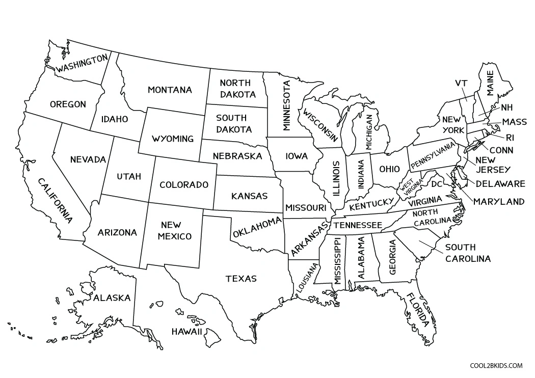 Mapas dos Estados Unidos da America