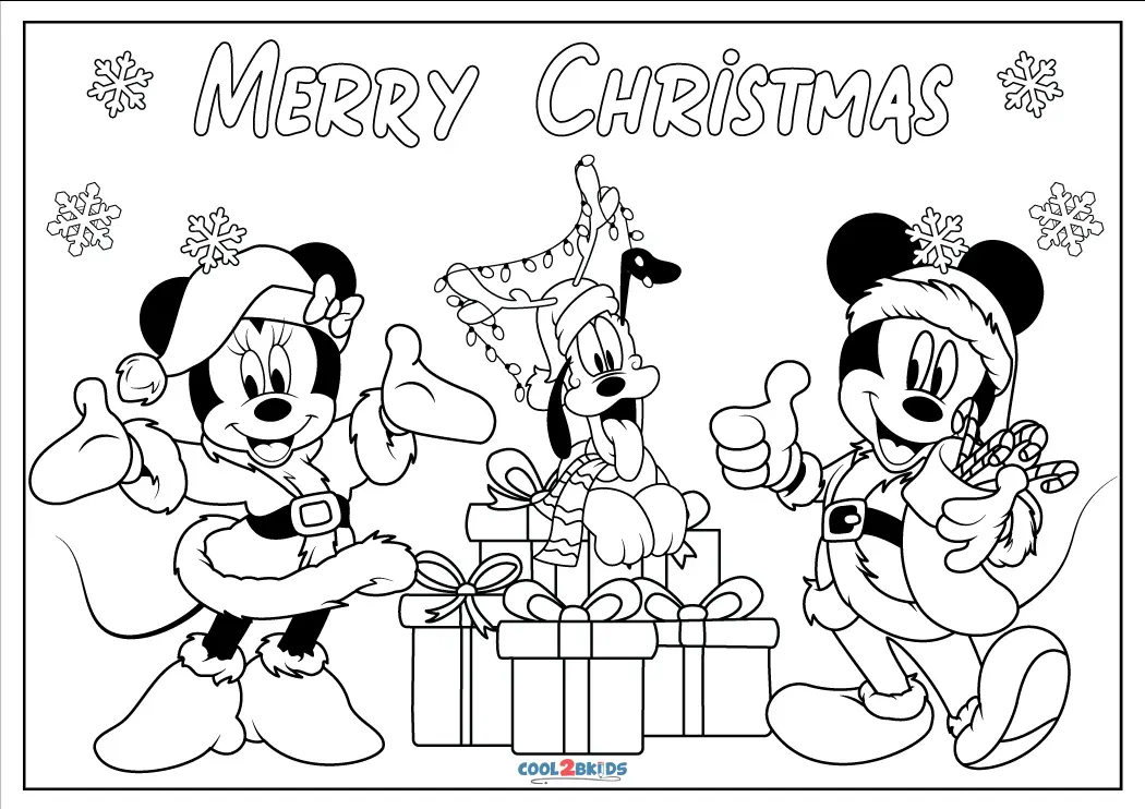minnie mouse christmas drawing pictures step step