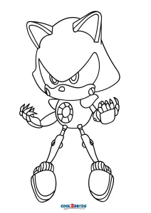 Metal Sonic Como Desenhar
