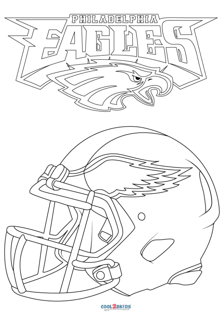 philadelphia eagles coloring pages