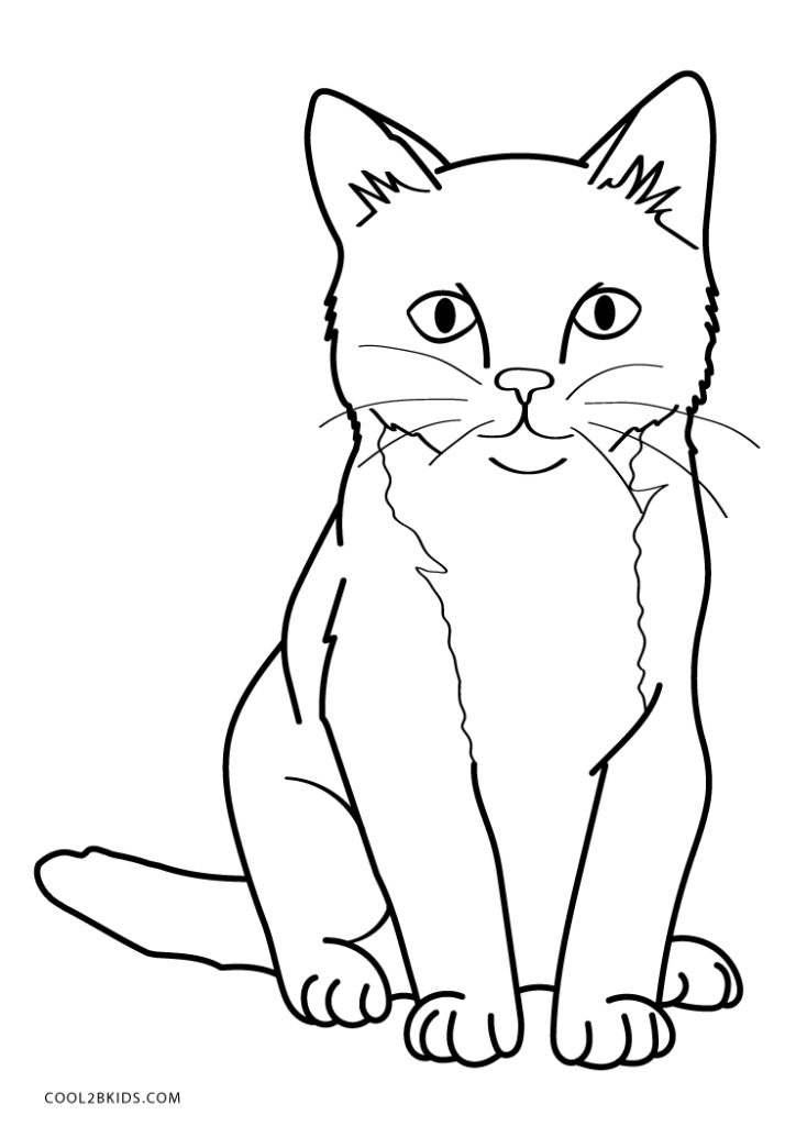 Free Printable Kitten Coloring Pages For Kids