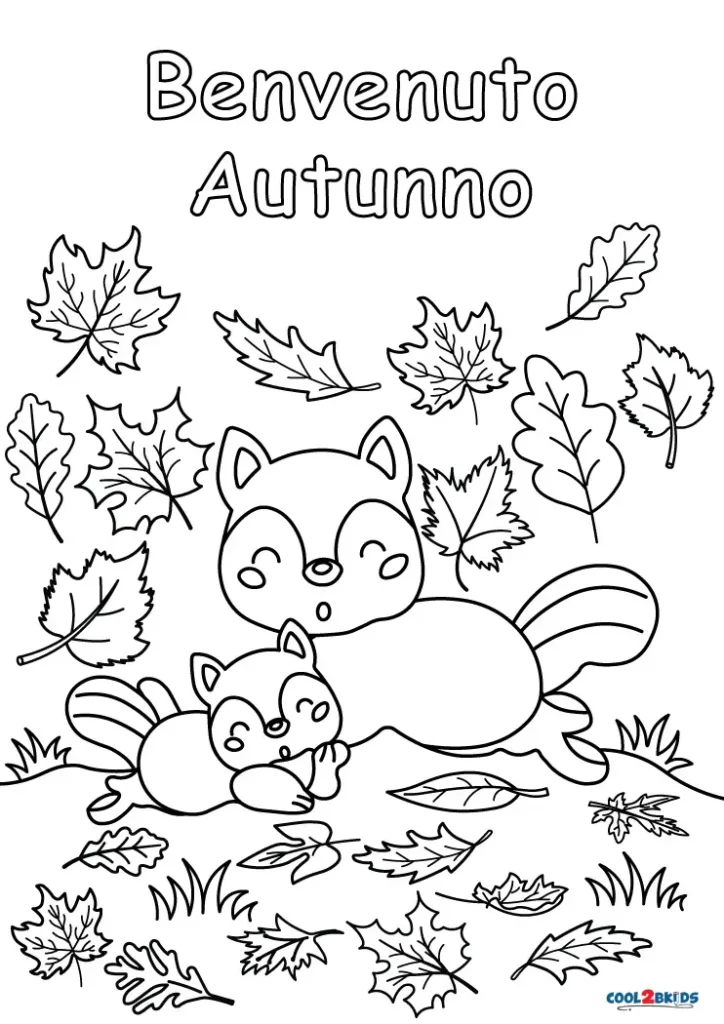 disegni autunnali