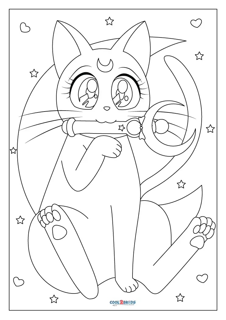 mlp luna cat coloring pages