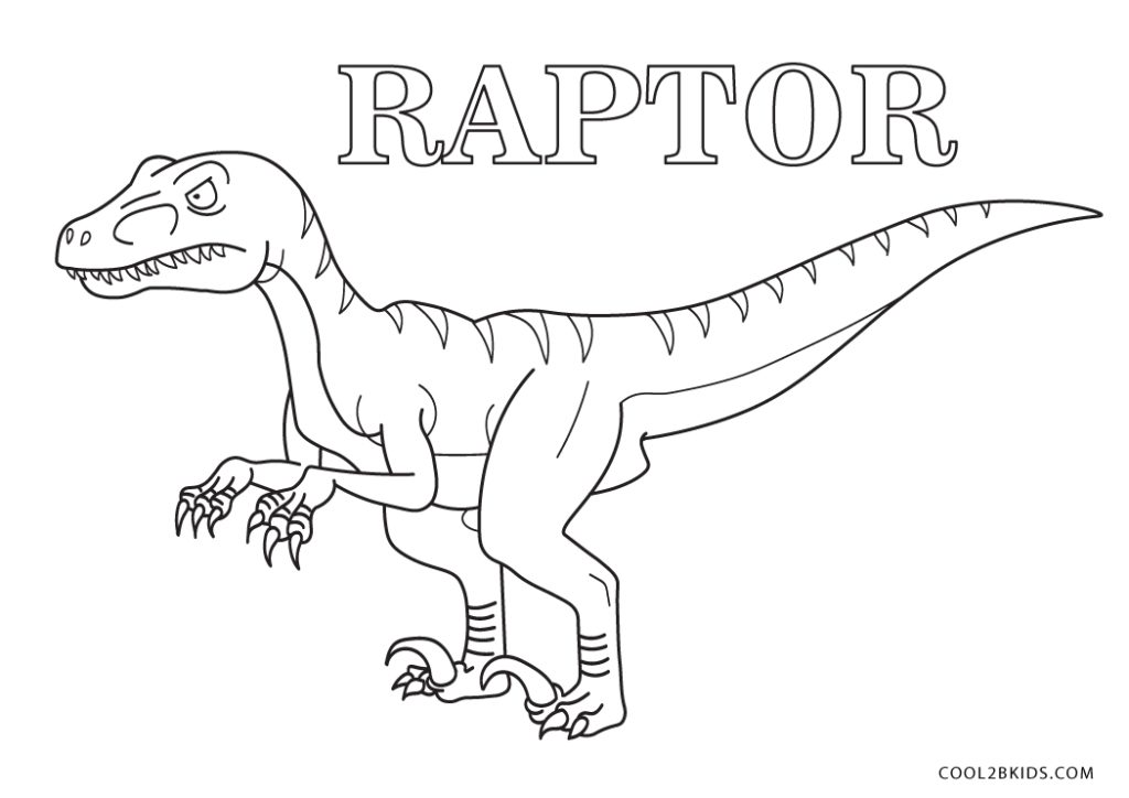 Free Printable Velociraptor Coloring Pages For Kids