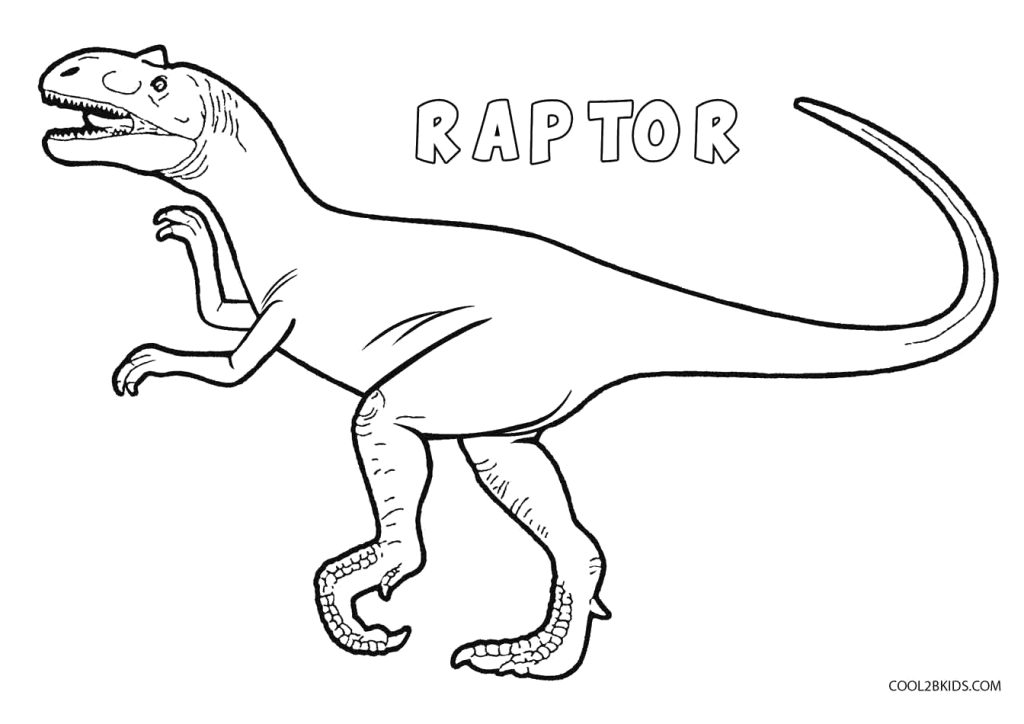 Free Printable Velociraptor Coloring Pages For Kids