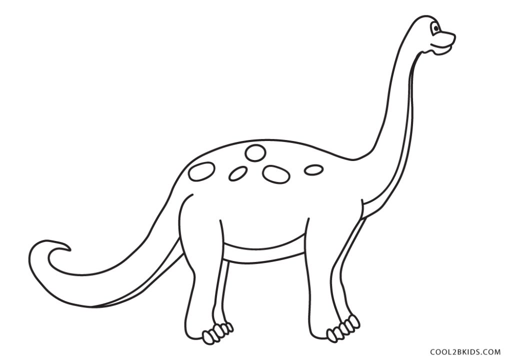 Free Printable Brontosaurus Coloring Pages For Kids